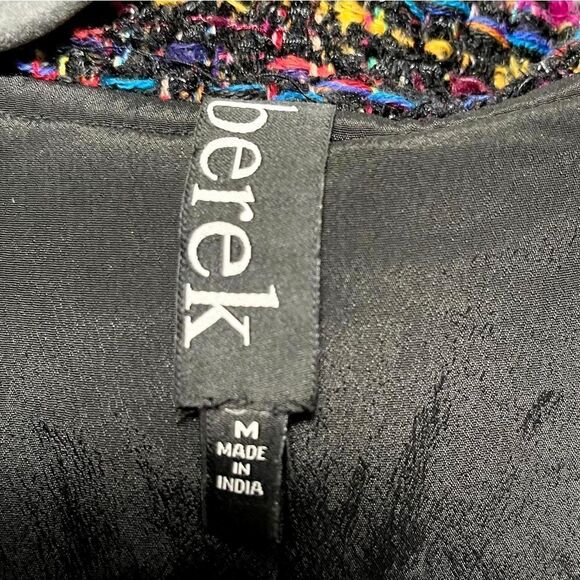 BEREK Ruffled Rainbow Tweed Harmony Jacket M - Picture 5 of 9